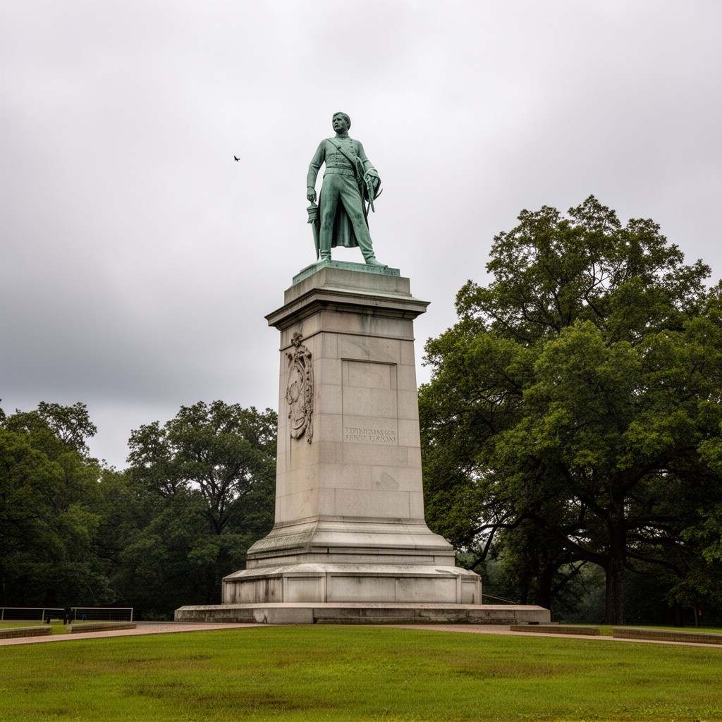 AI-generated illustration of Stonewall Jackson Monument