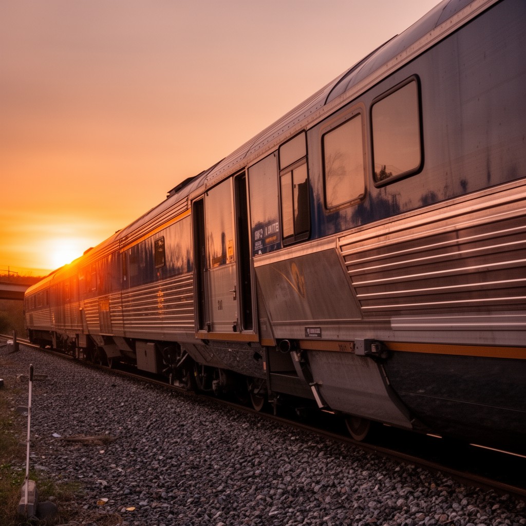 AI-generated illustration of Sunset Limited