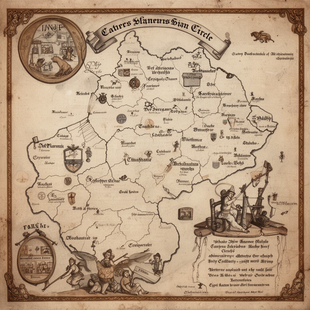AI-generated illustration of Lower Saxon Circle