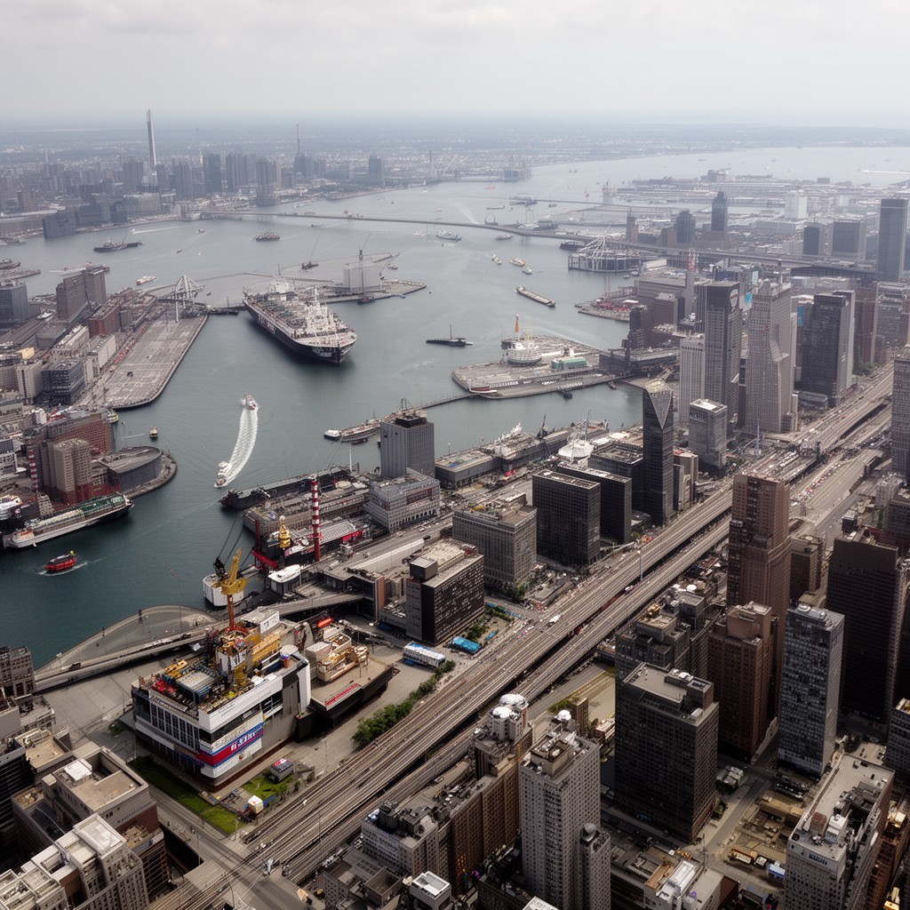 AI-generated illustration of New York Bight
