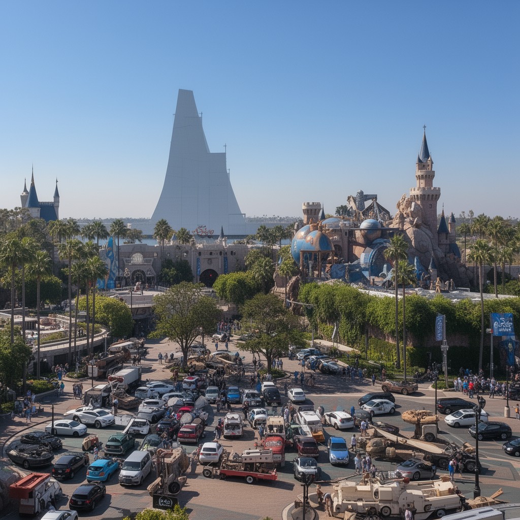AI-generated illustration of Walt Disney Studios
