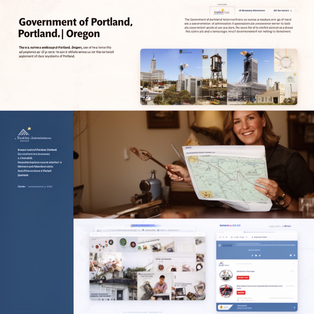 AI-generated illustration of Government of Portland, Oregon