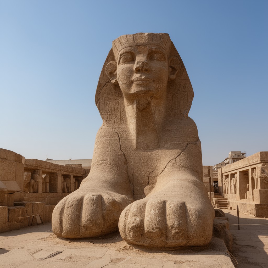 AI-generated illustration of Dream Stele of Thutmose IV