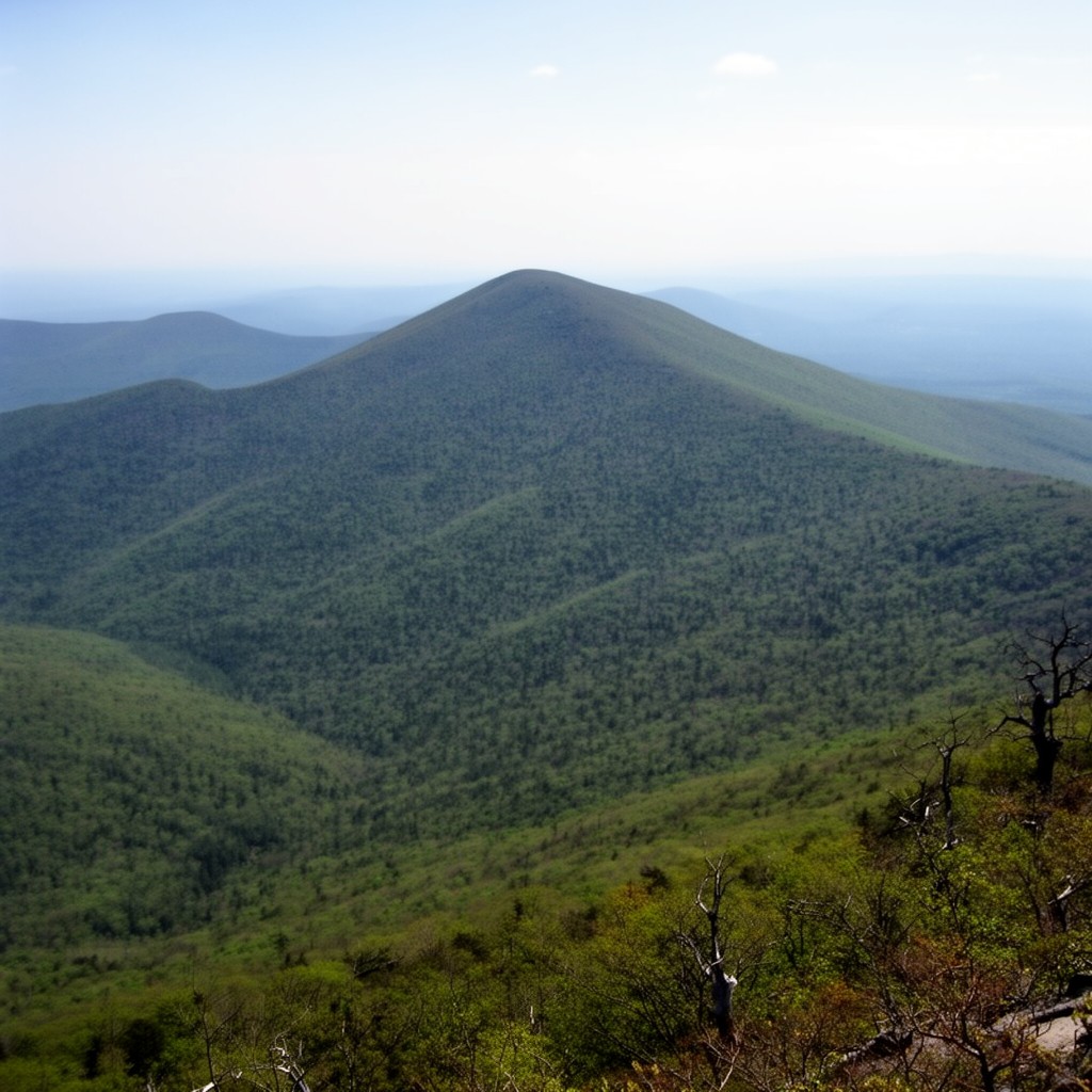 AI-generated illustration of Slide Mountain