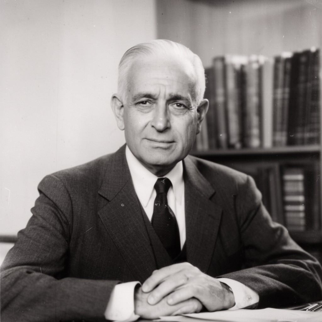 AI-generated illustration of Herbert H. Lehman