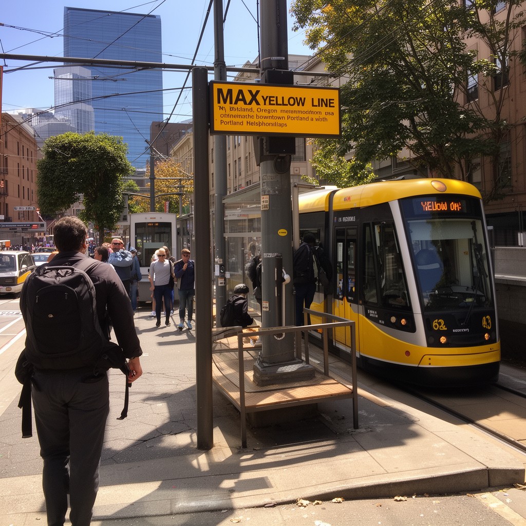 AI-generated illustration of MAX Yellow Line