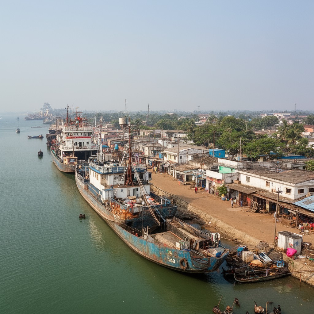 AI-generated illustration of Kakinada