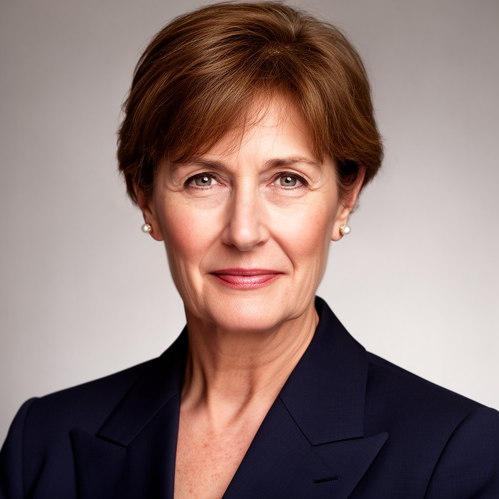 AI-generated illustration of Barbara Gaines