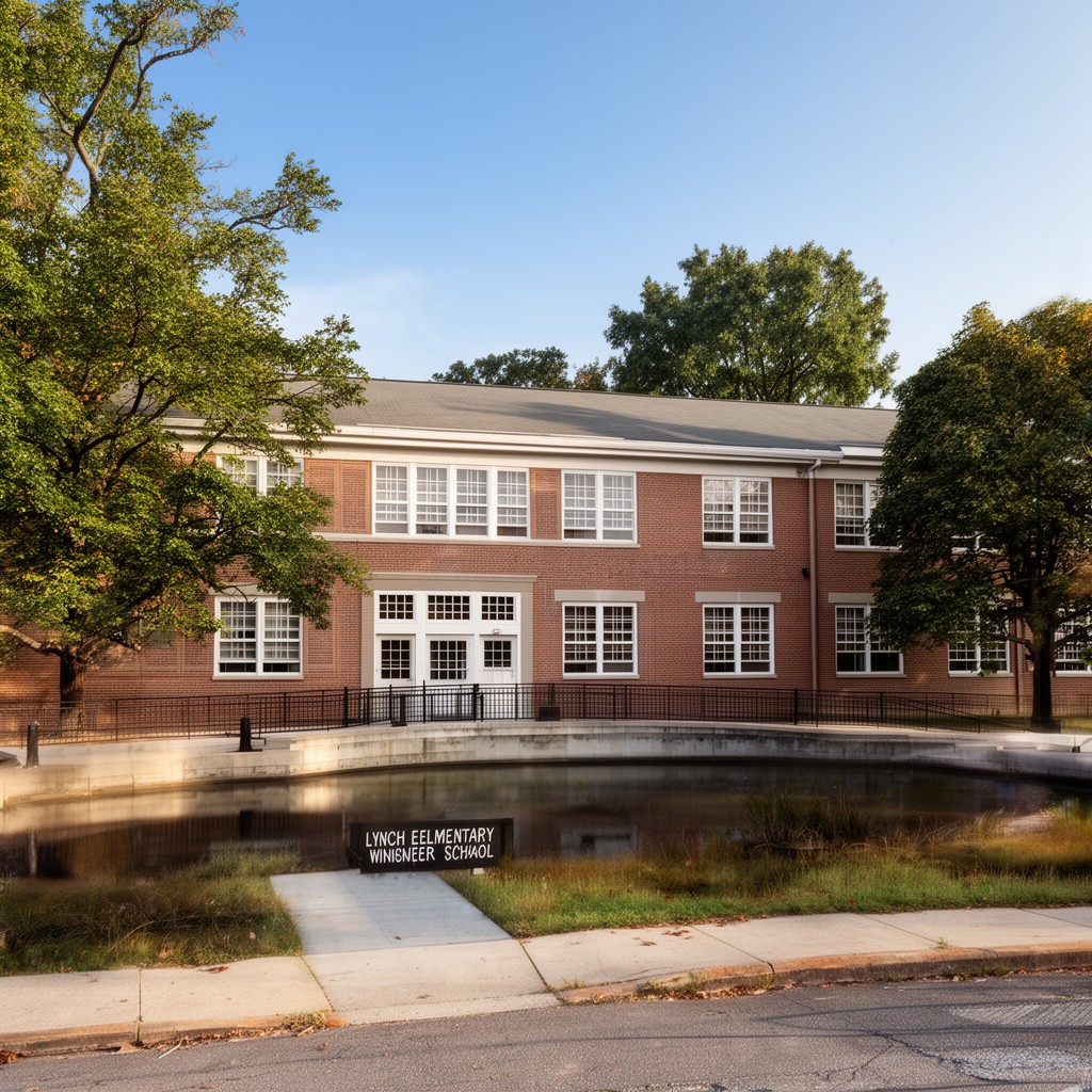 AI-generated illustration of Lynch Elementary School