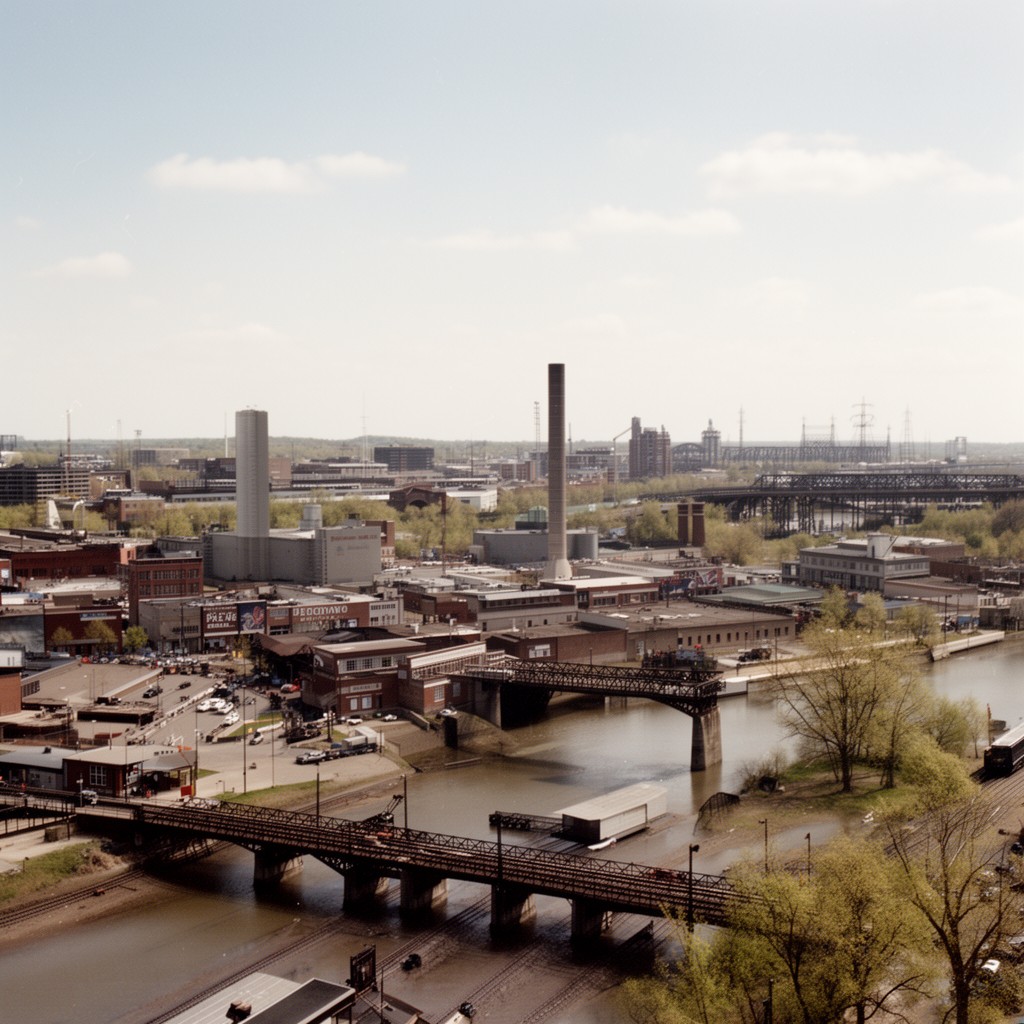 AI-generated illustration of Terre Haute, Indiana