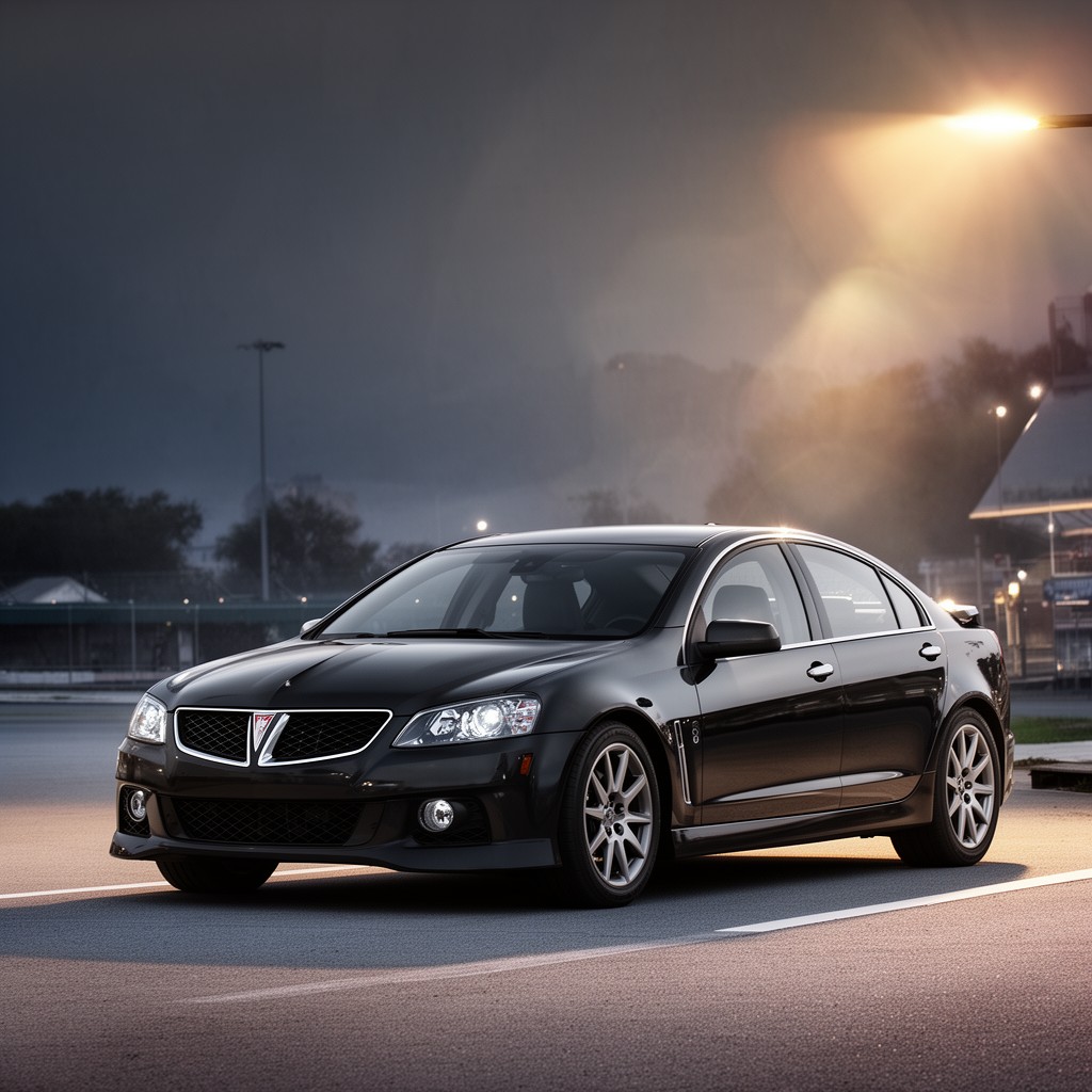 AI-generated illustration of Pontiac G8