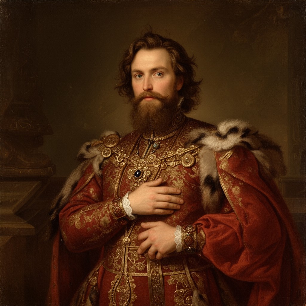 AI-generated illustration of Ivan V of Russia