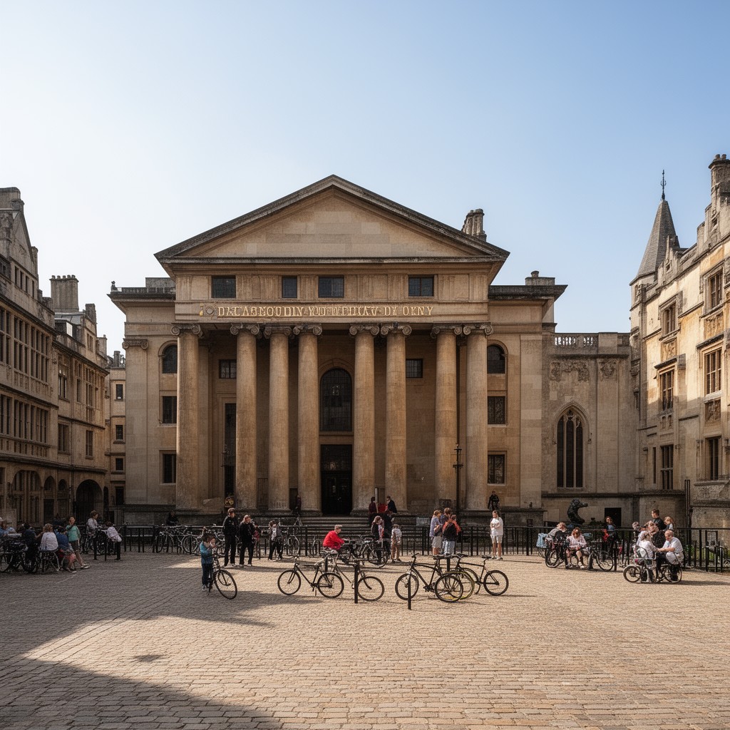 AI-generated illustration of Clarendon Building, Oxford