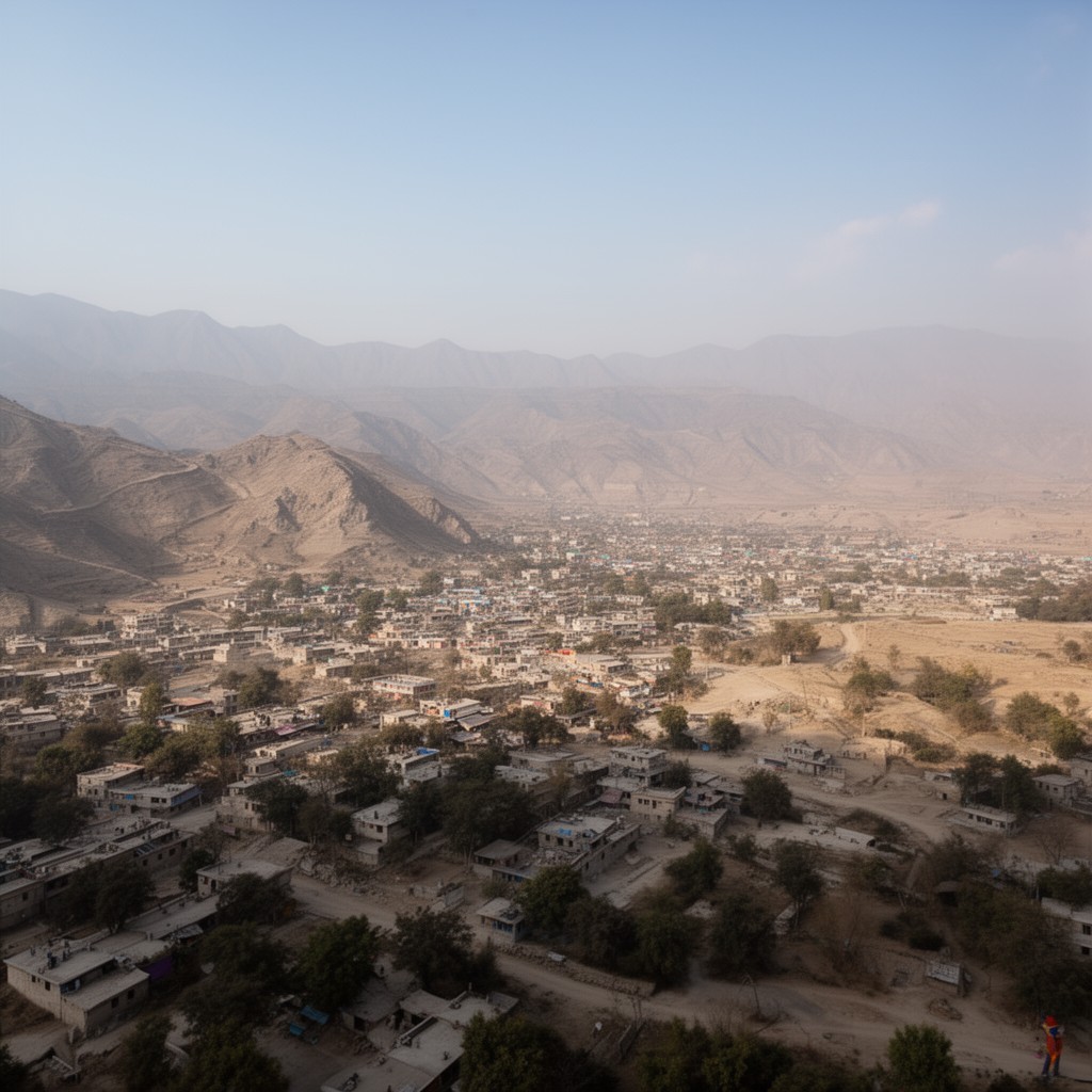 AI-generated illustration of Kohat Division