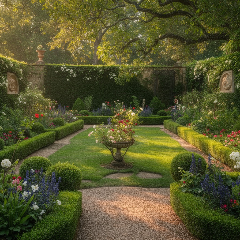 AI-generated illustration of Dumbarton Oaks