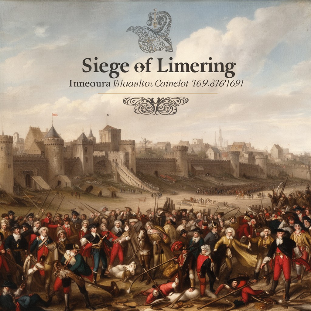 AI-generated illustration of Siege of Limerick (1690–1691)