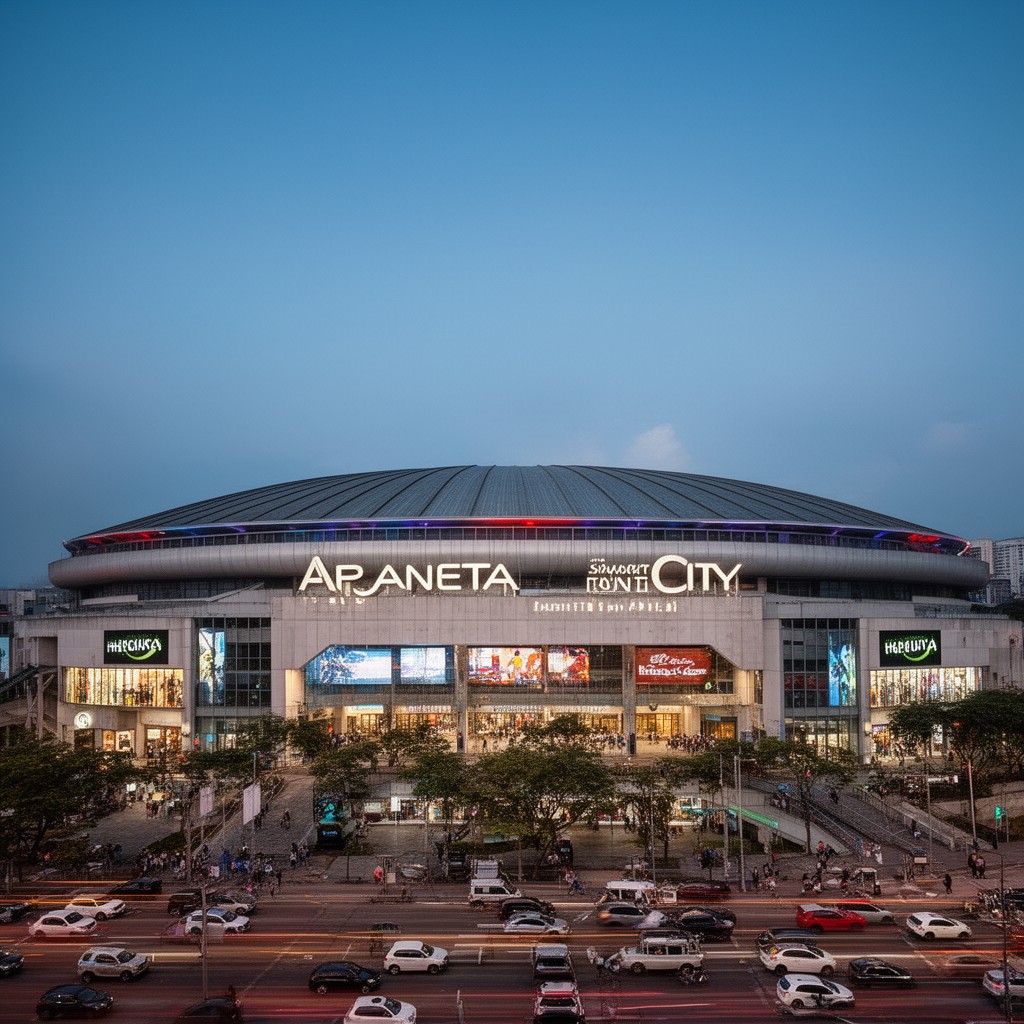 AI-generated illustration of Araneta City