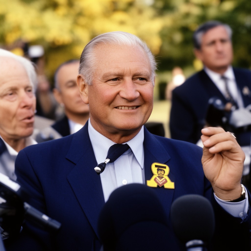 AI-generated illustration of Bo Schembechler