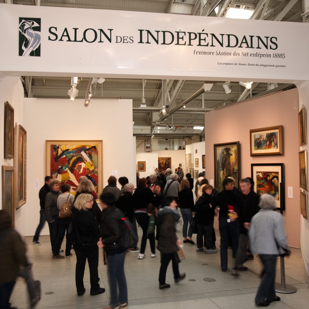 AI-generated illustration of Salon des Indépendants