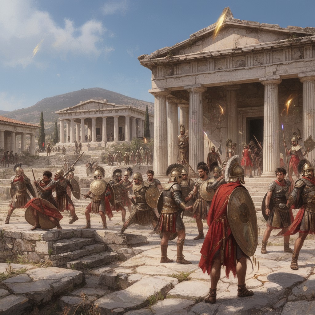 AI-generated illustration of Sparta