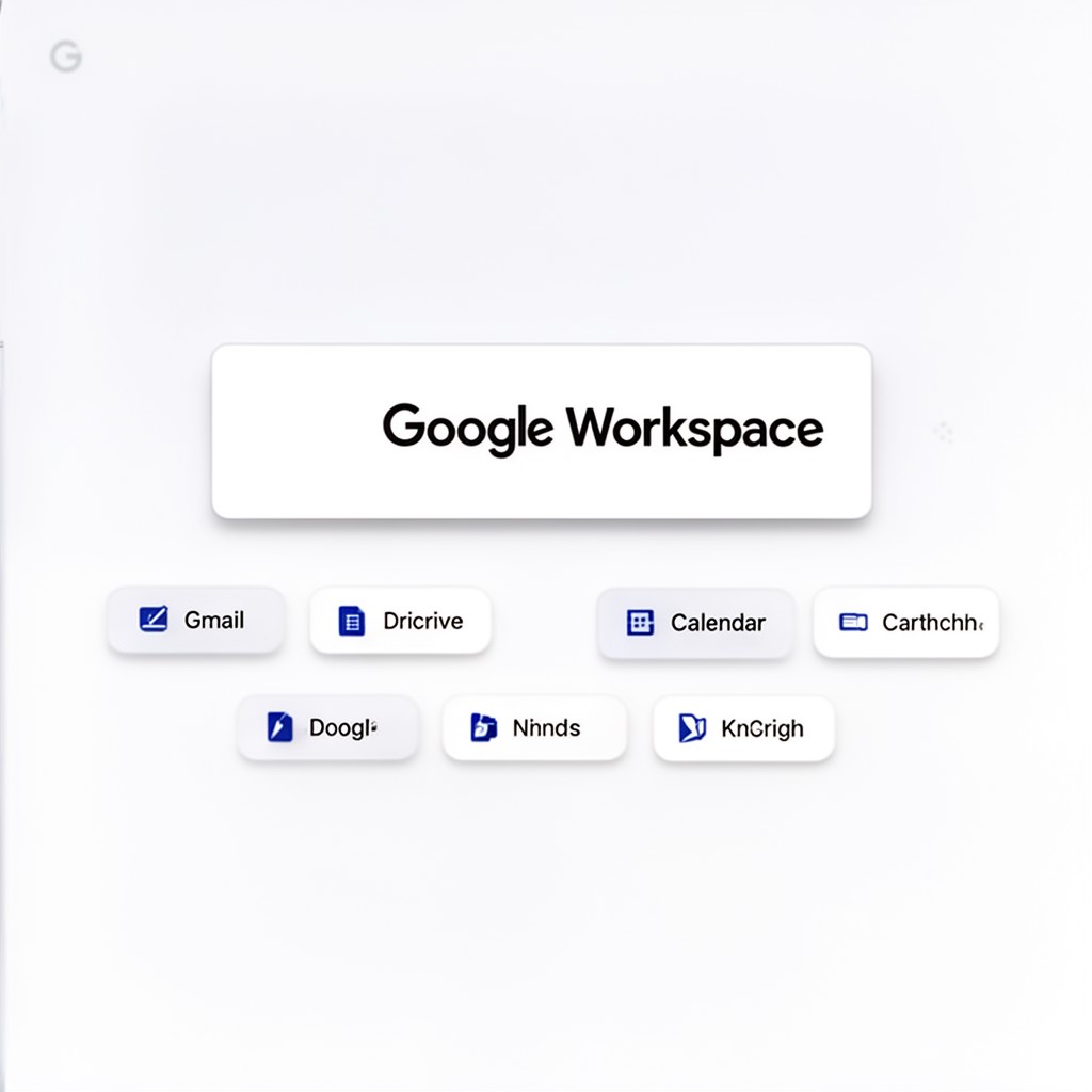AI-generated illustration of Google Workspace