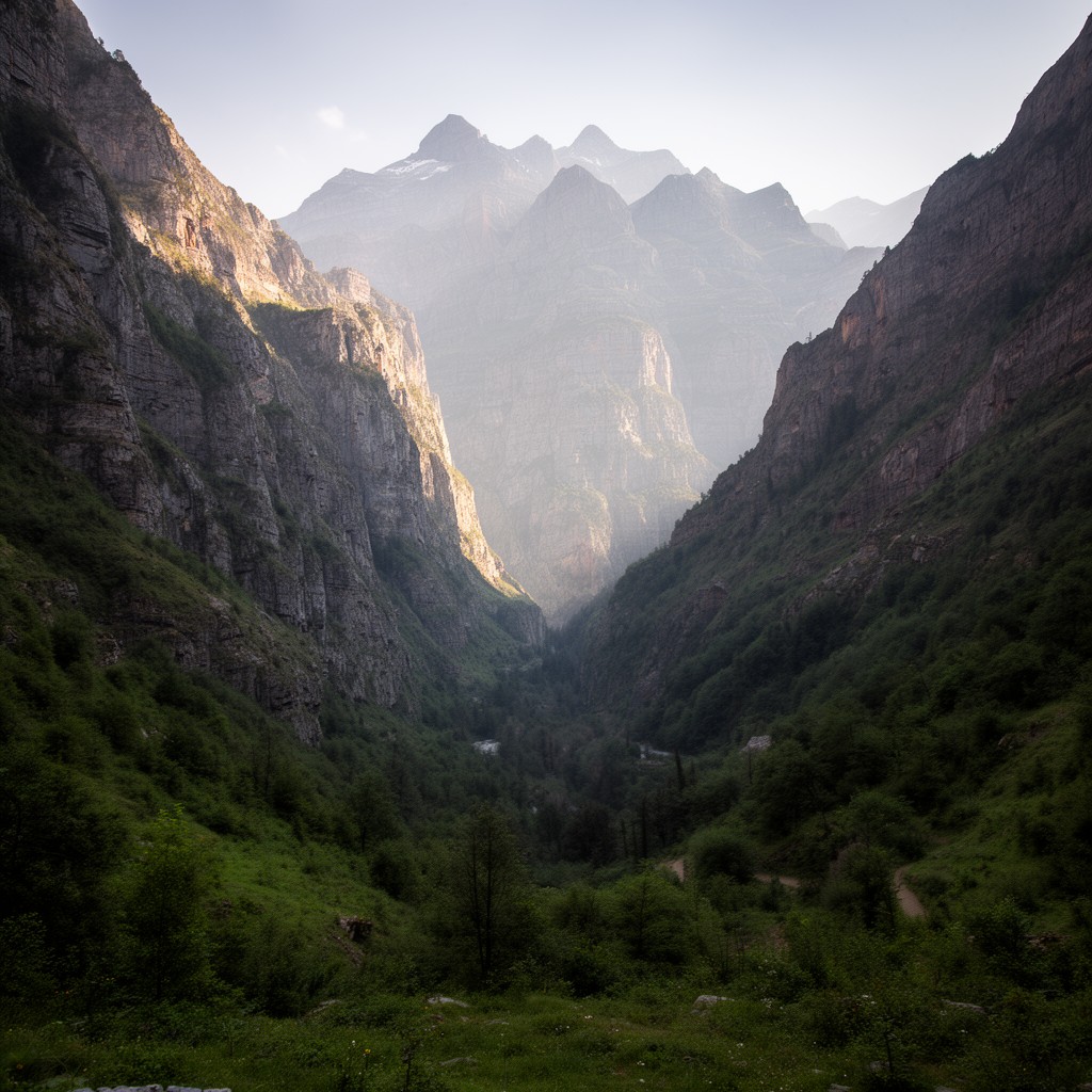 AI-generated illustration of Ordesa y Monte Perdido National Park