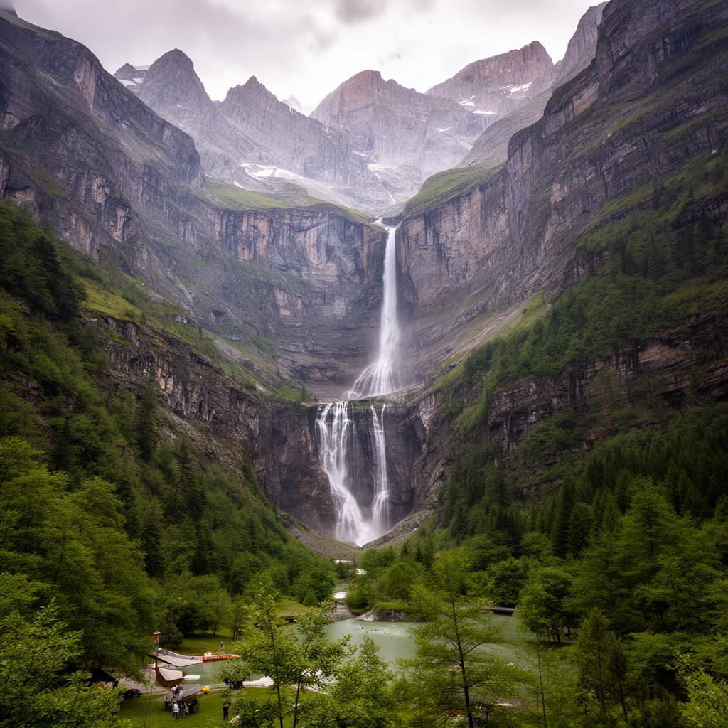 AI-generated illustration of Vallée de Gavarnie