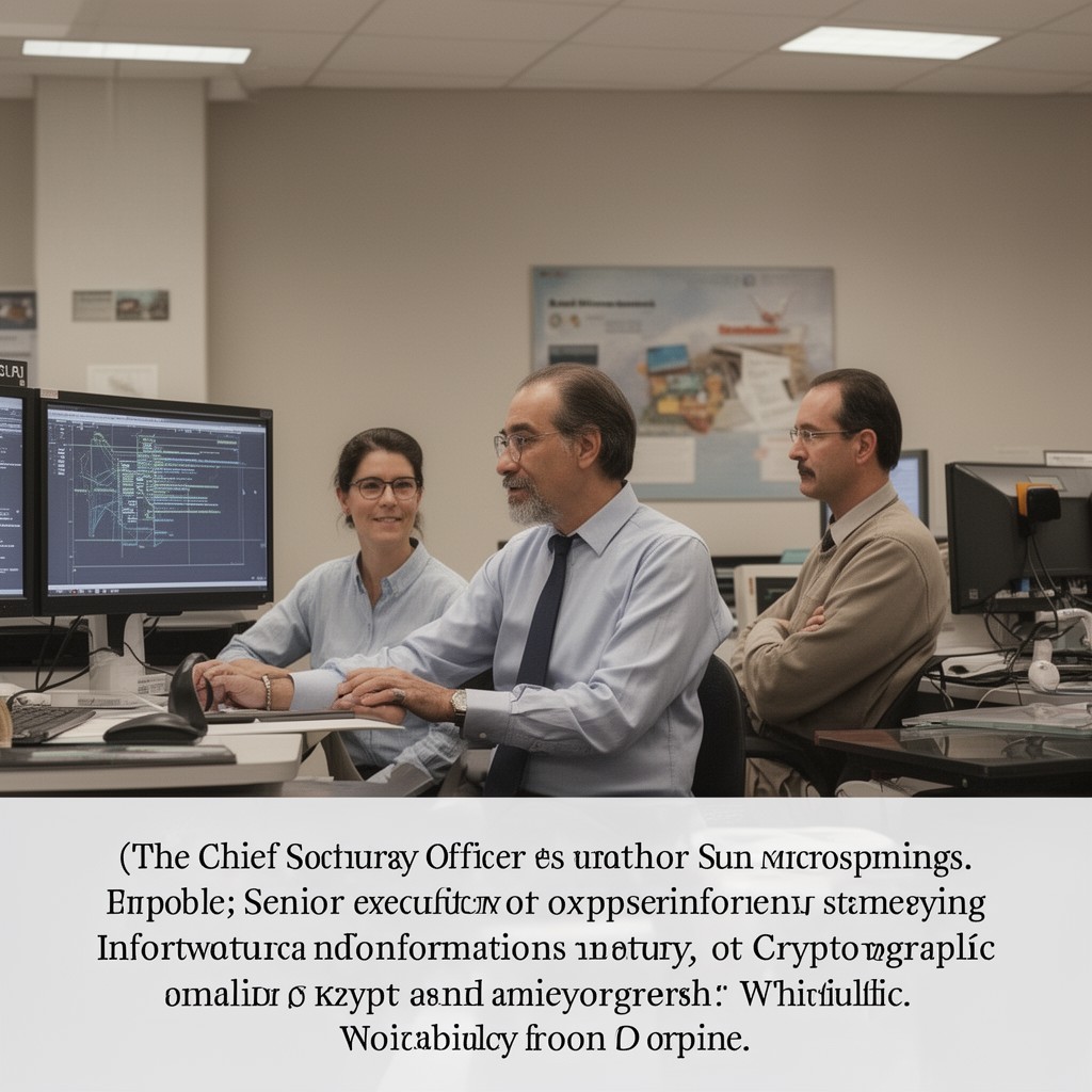 AI-generated illustration of Chief Security Officer at Sun Microsystems