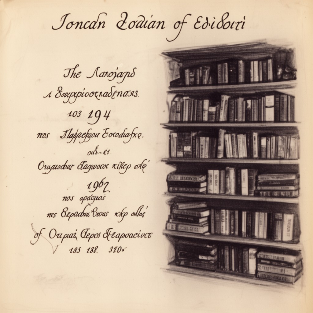 AI-generated illustration of Ionian School of literature
