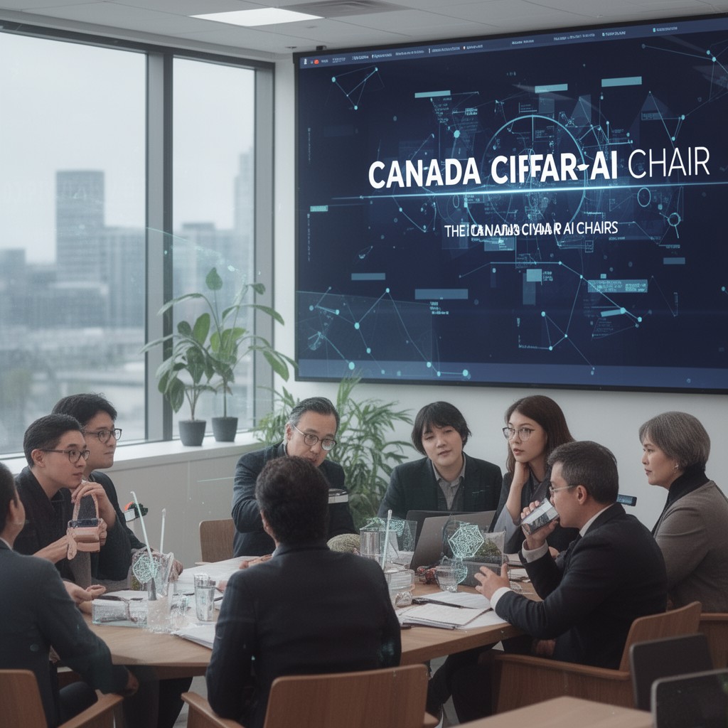 AI-generated illustration of Canada CIFAR AI Chair