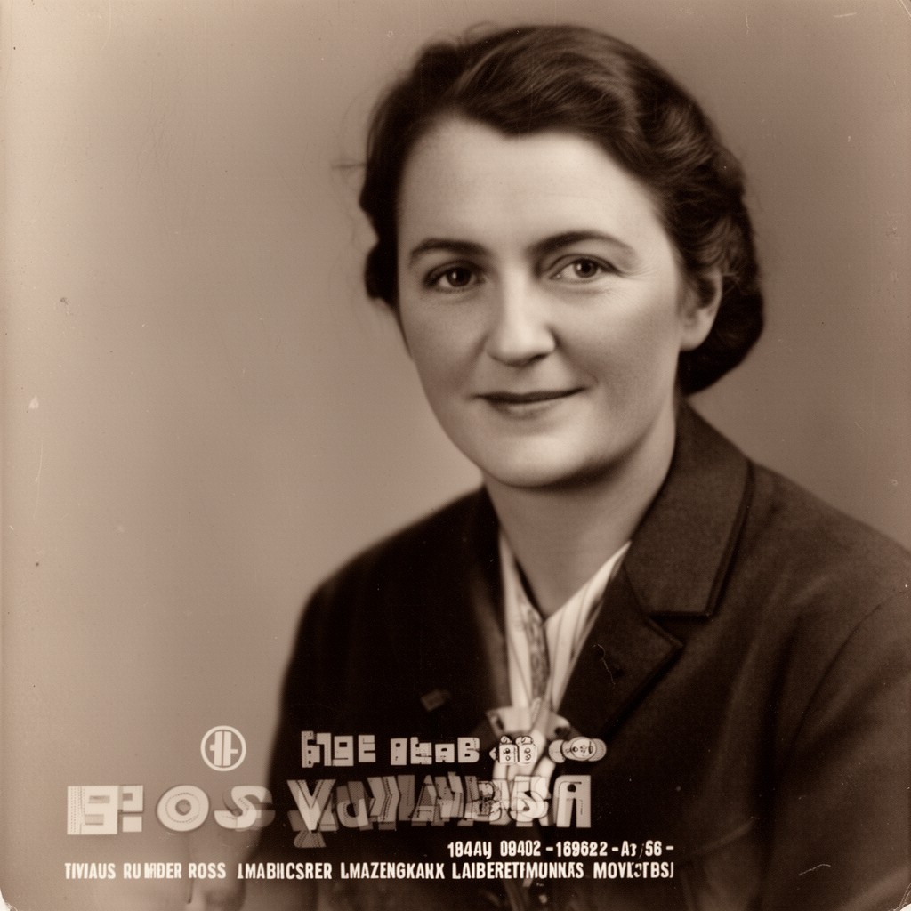 AI-generated illustration of Rose Wilder Lane