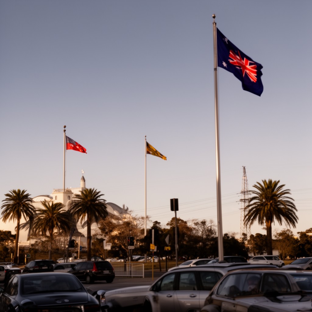 AI-generated illustration of Australian government