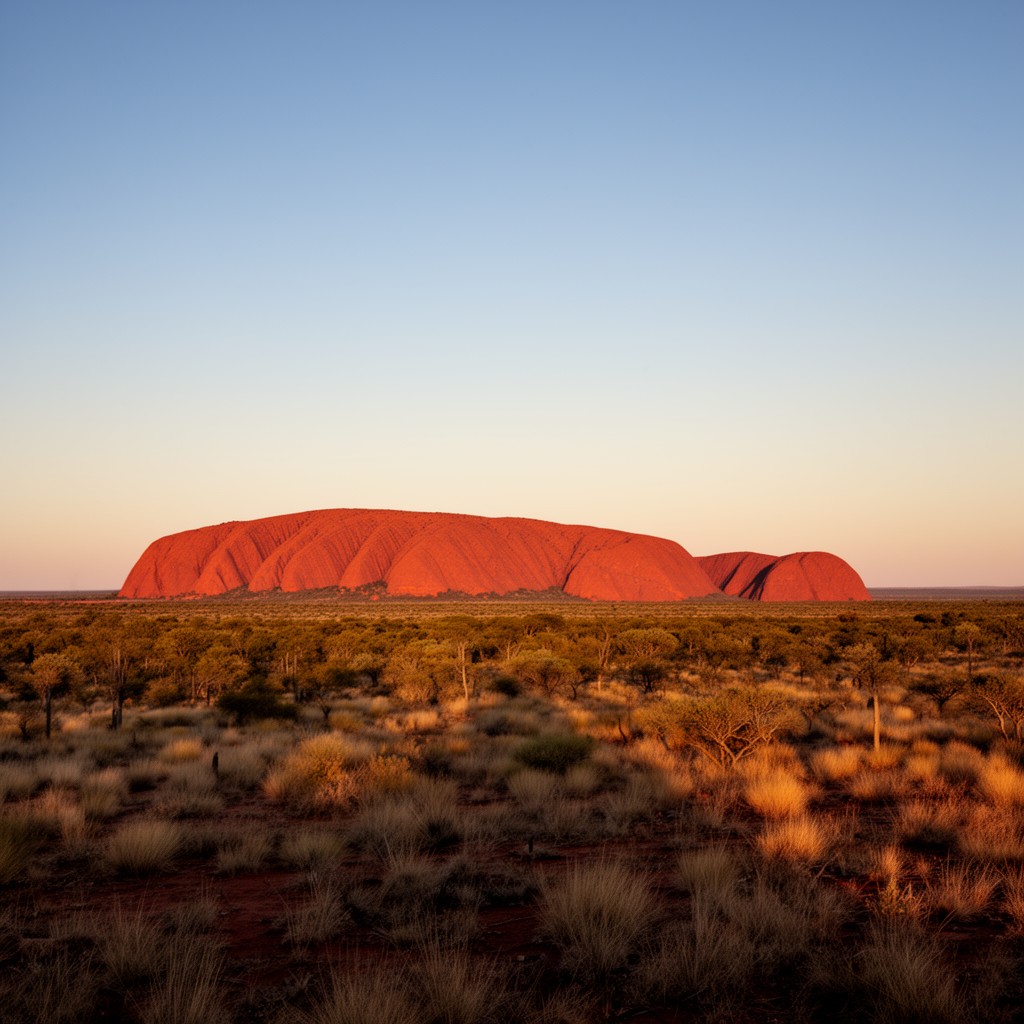AI-generated illustration of Uluru-Kata Tjuta National Park