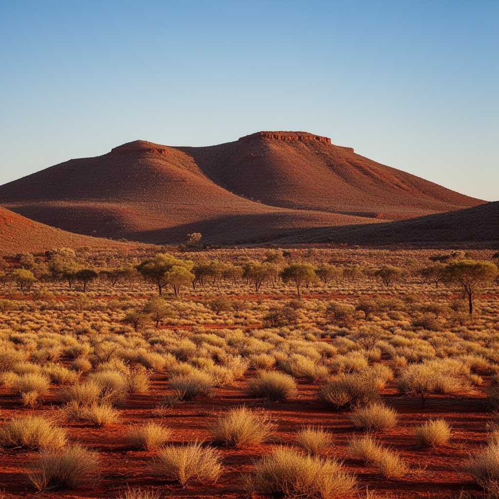 AI-generated illustration of Central Australia