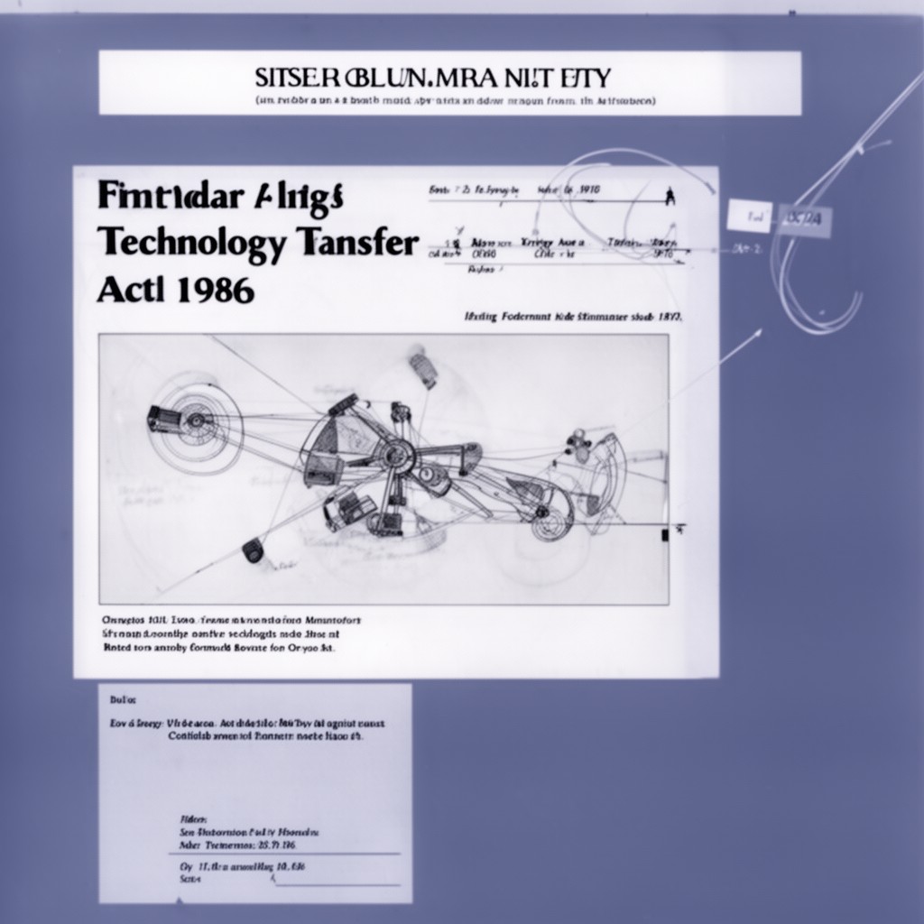 AI-generated illustration of Federal Technology Transfer Act of 1986