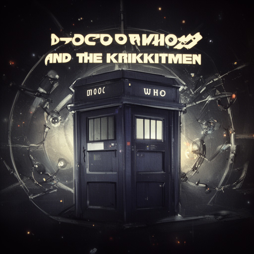 AI-generated illustration of Doctor Who serial "Doctor Who and the Krikkitmen"
