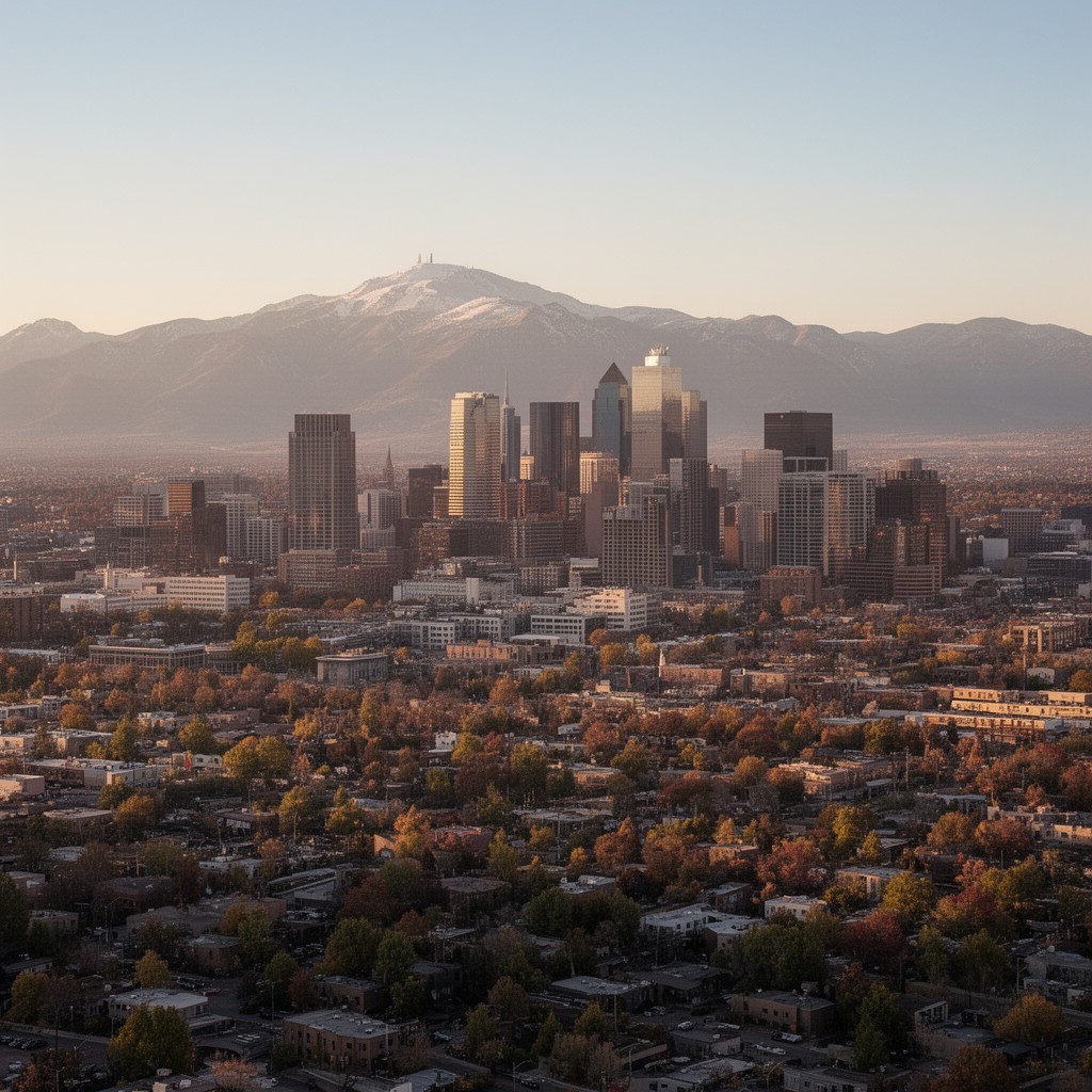 AI-generated illustration of Mile High City