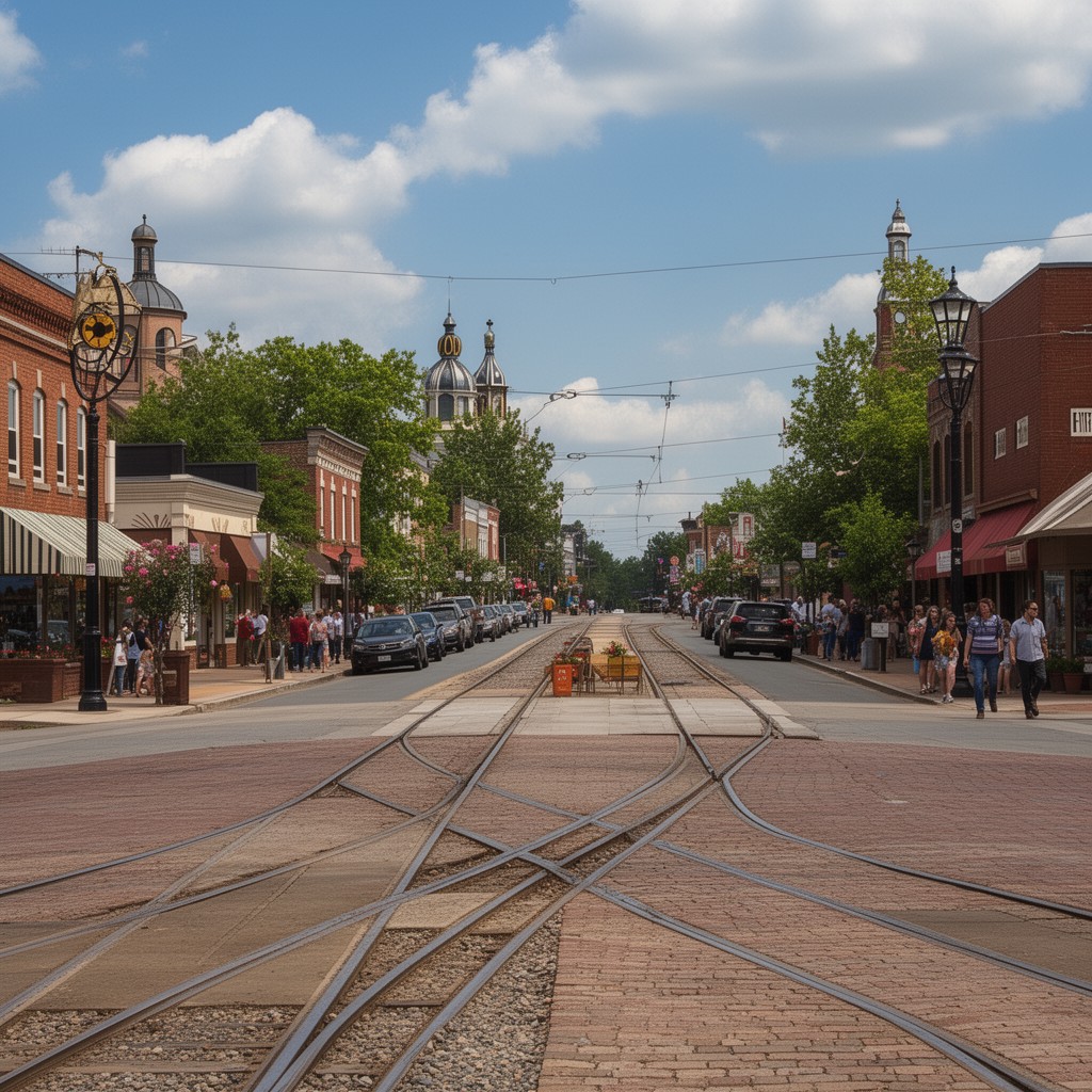 AI-generated illustration of La Grange, Kentucky, United States