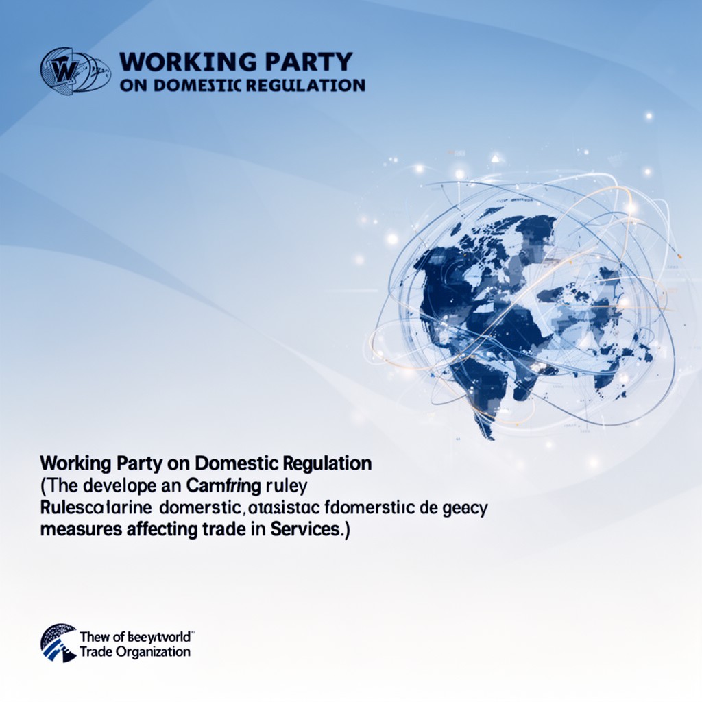AI-generated illustration of Working Party on Domestic Regulation