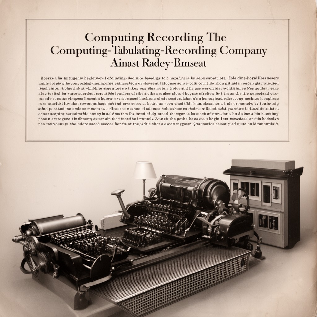 AI-generated illustration of Computing-Tabulating-Recording Company