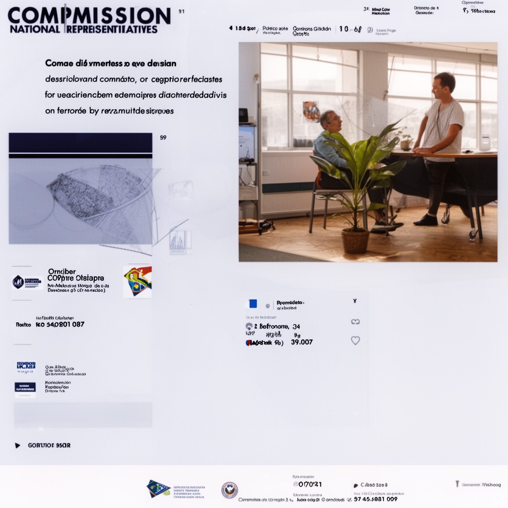 AI-generated illustration of Commission of national representatives