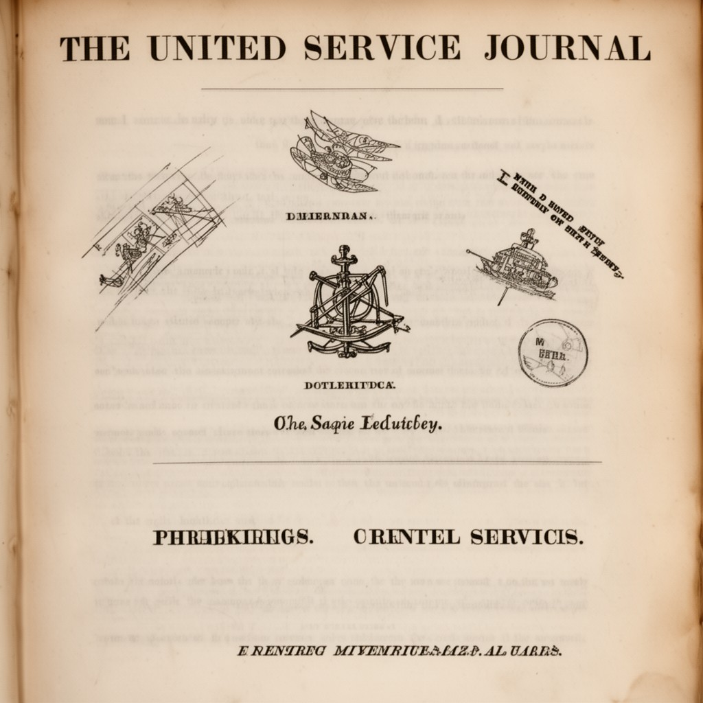 AI-generated illustration of The United Service Journal