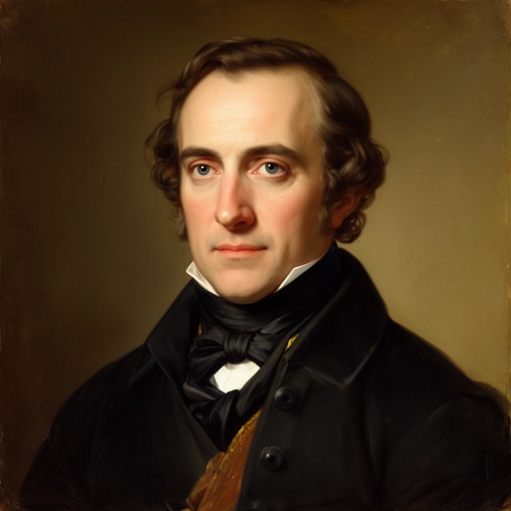 AI-generated illustration of Edward Bulwer-Lytton