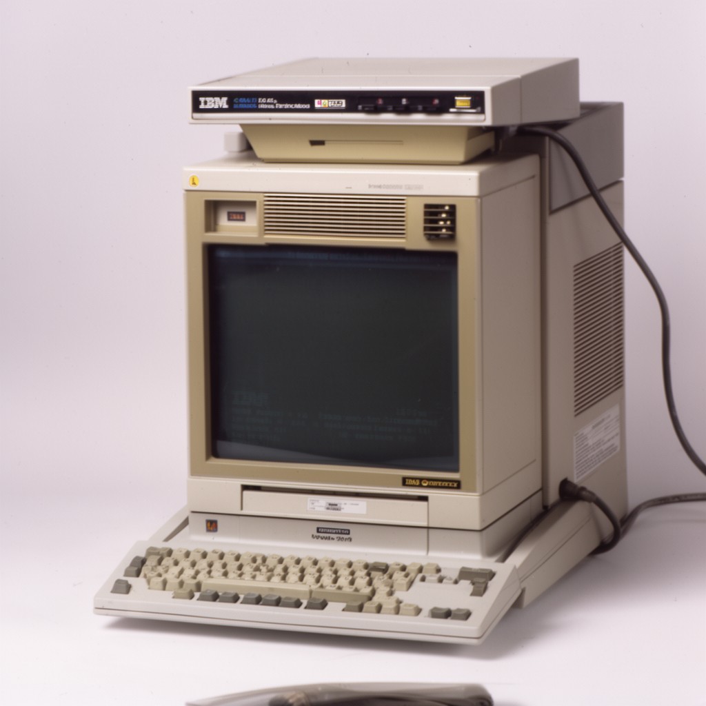 AI-generated illustration of IBM PC