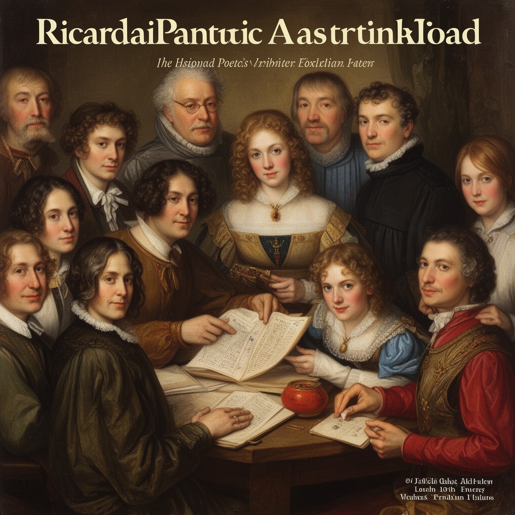 AI-generated illustration of Ricardian poets