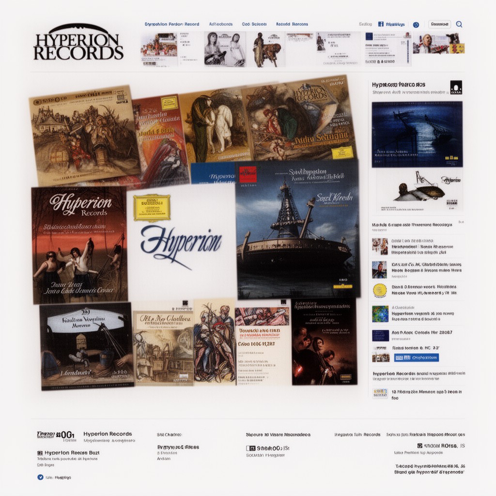 AI-generated illustration of Hyperion Records