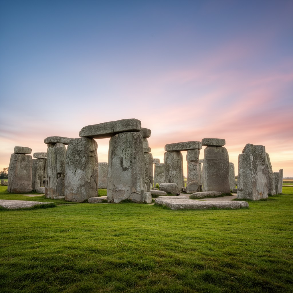 AI-generated illustration of Stonehenge