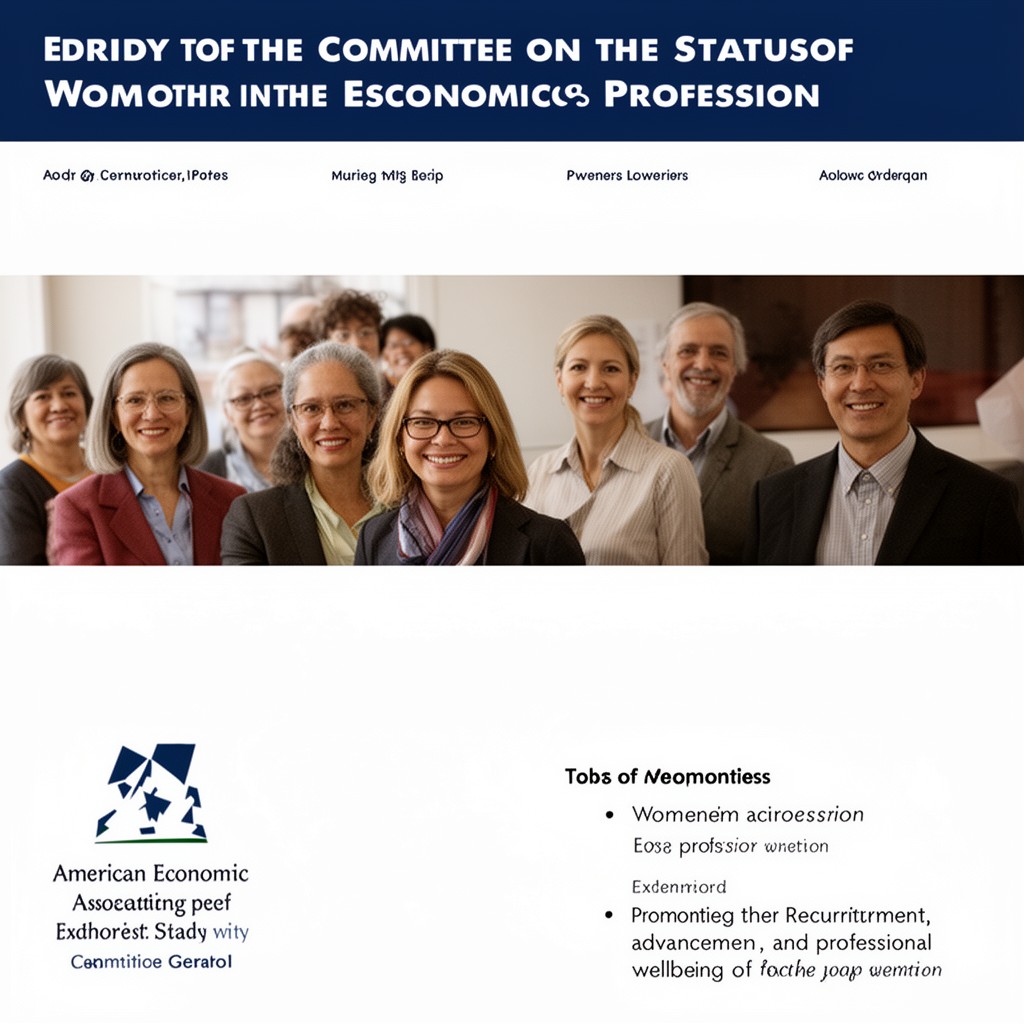 AI-generated illustration of Committee on the Status of Women in the Economics Profession
