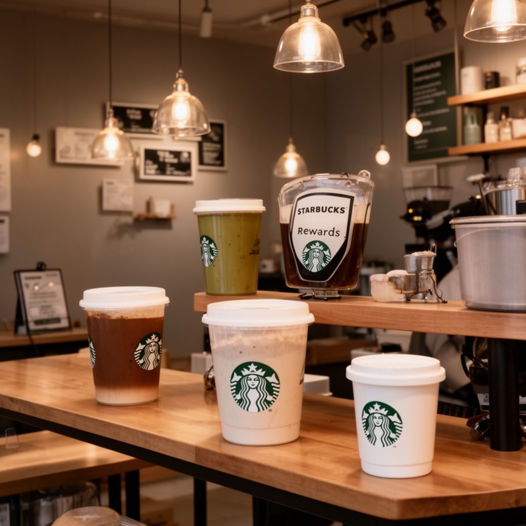 AI-generated illustration of Starbucks Rewards