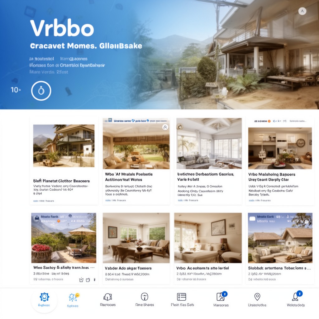 AI-generated illustration of Vrbo